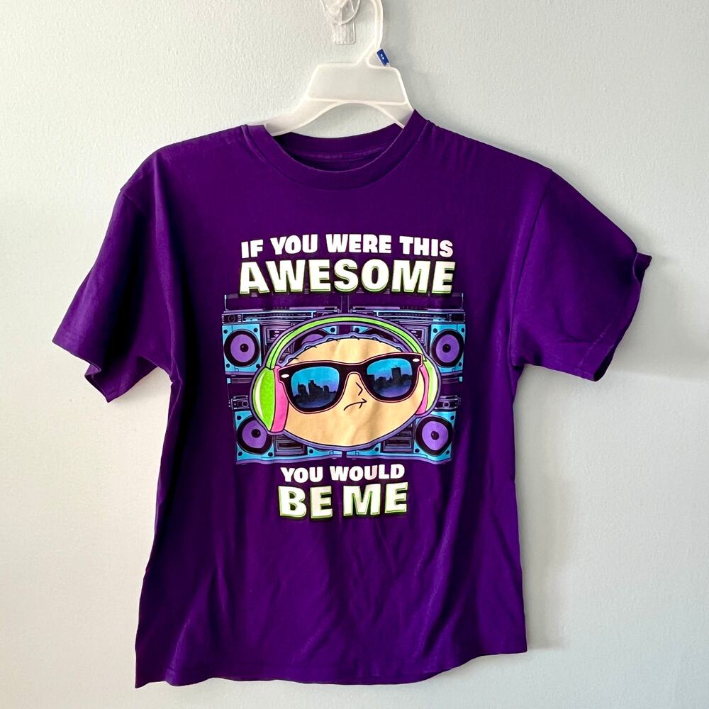 Funny Family Guy T Shirt Tee Mens Crewneck Graphic Short Sleeve Size MPurple